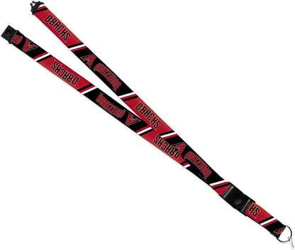 Arizona Diamondbacks Premium Lanyard Keychain 18 Inch Button Clip Safety Breakaway