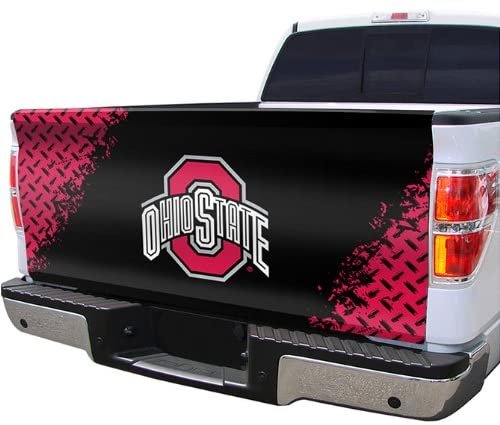 Ohio State University Buckeyes Premium Tailgate Cover Truck Decal, Full Color Auto