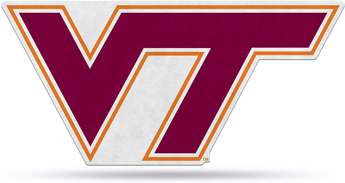Virginia Tech Hokies Pennant Primary Logo 18 Inch Soft Felt University of