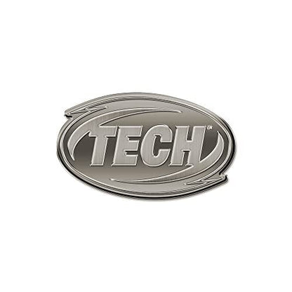 Arkansas Tech University Wonder Boys Solid Metal Auto Emblem, Antique Nickel Finish, Raised, Die Cut, 3.5 Inch, Adhesive Tape Backing