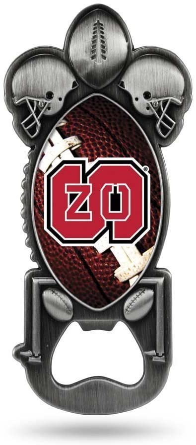 North Carolina State University Wolfpack Party Starter Bottle Opener, Pewter
