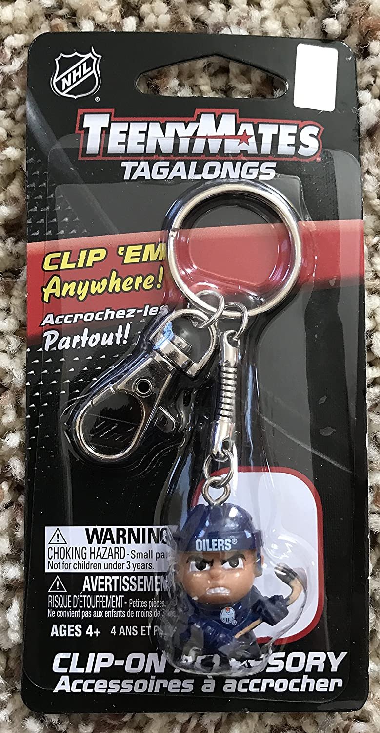 Edmonton Oilers Teeny Mates Keychain Tag Along Figure Teenymates
