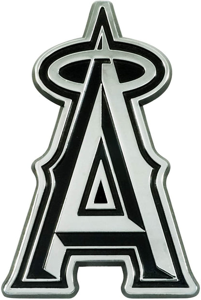 Los Angeles Angels Solid Metal Raised Auto Emblem Decal Adhesive Backing