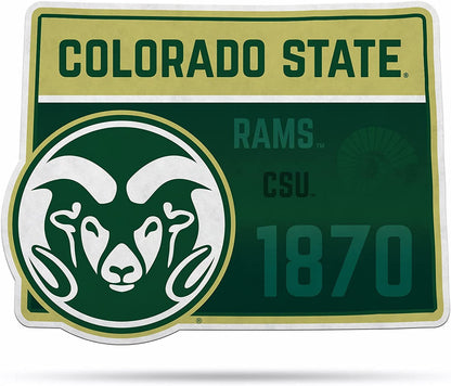 Colorado State Rams Pennant State Shape 18 Inch Soft Felt University of