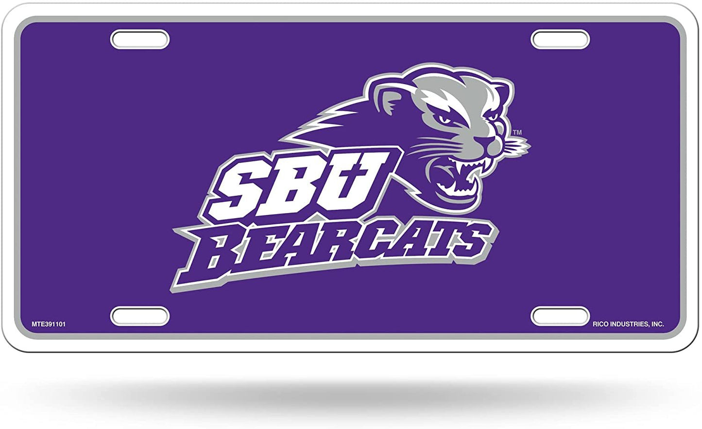 Southwest Baptist University Bearcats Metal Auto Tag License Plate, Logo Design, 6x12 Inch