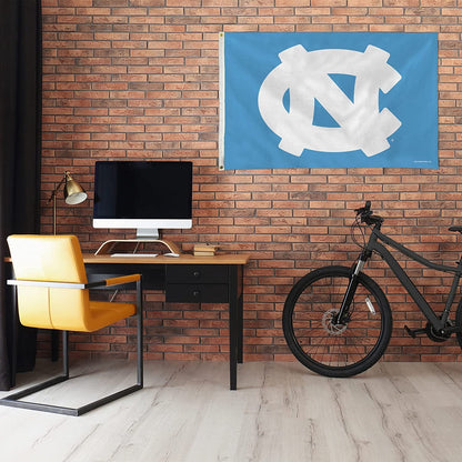 University of North Carolina Tar Heels 3x5 Flag Banner Metal Grommets Outdoor Indoor