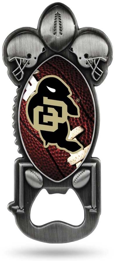 University of Colorado Buffaloes Party Starter Bottle Opener, Pewter