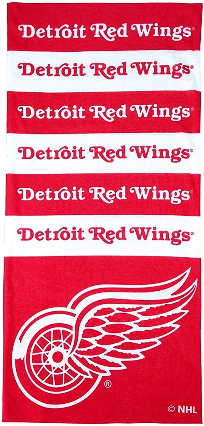 Detroit Red Wings Bandana Superdana, 10 Inch, Elastic Lightweight Scarf Bandana Neck Gaiter Beanie Headband Ninja