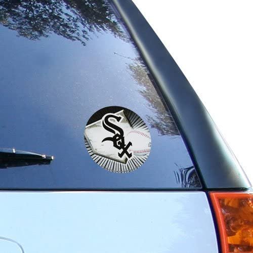 Chicago White Sox 4" Round Sticker Decal Flat Vinyl Full Adhesive Backing