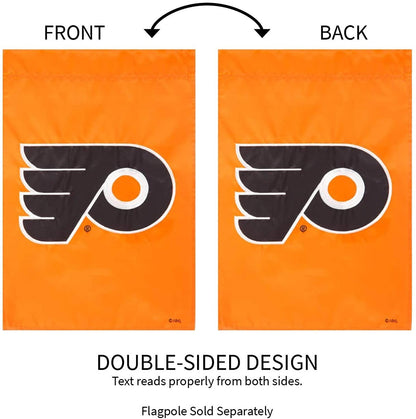 Philadelphia Flyers Premium Garden Flag Banner, Double Sided, Emroidered, 13x18 Inch