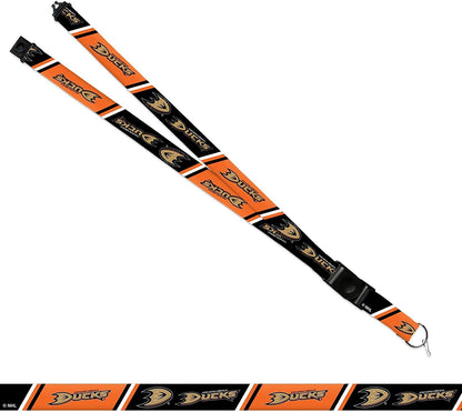 Anaheim Ducks Lanyard Keychain Safety Breakaway Double Sided