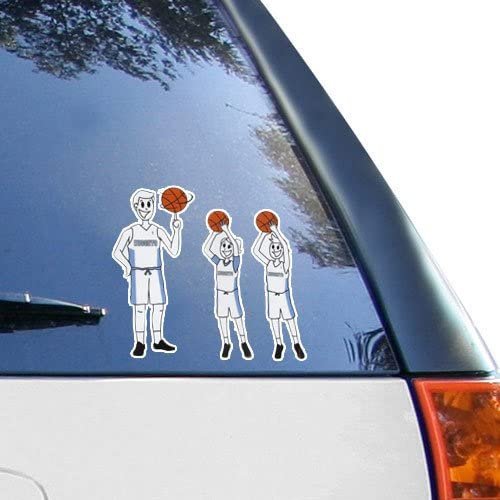 Denver Nuggets Family Decals Sticker Sheet, 8x11 Inch