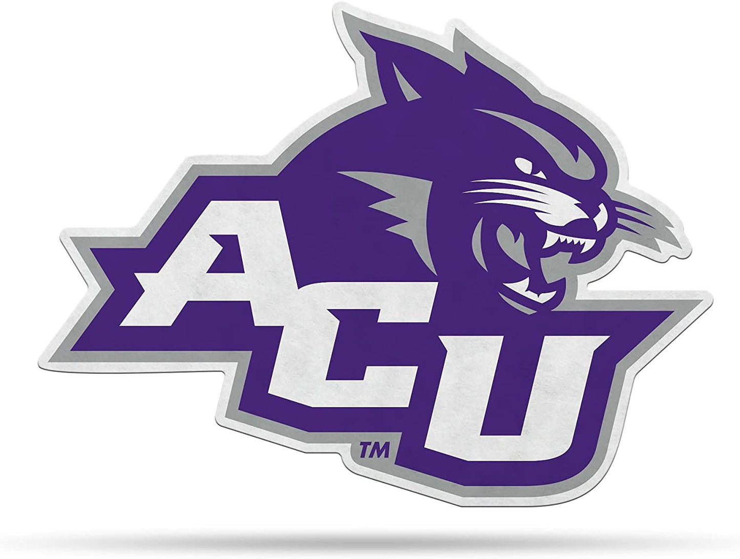 Abilene Christian Wildcats Primary Logo Shape Cut Pennant, 18 Inch