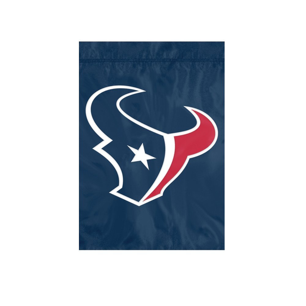 Houston Texans Premium Garden Flag Banner, 12.5x18 Inch, Embroidered Applique, Nylon