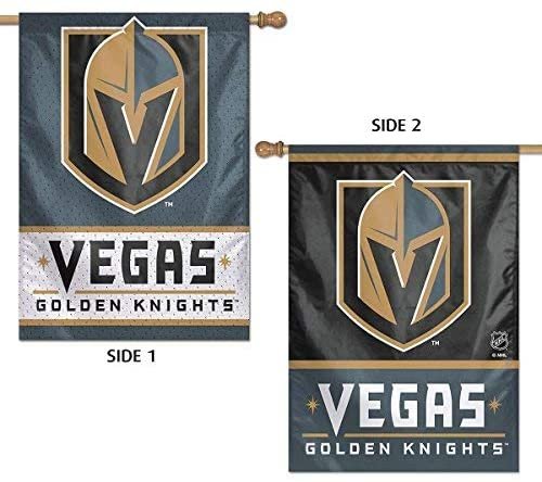 Vegas Golden Knights Premium Double Sided Banner Flag 28x40 Inch