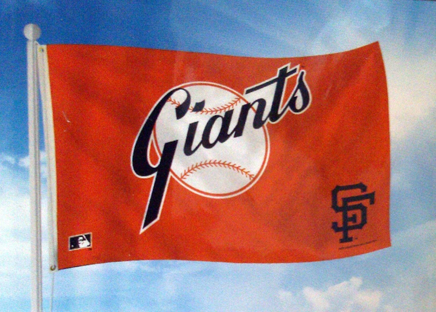 San Francisco Giants Premium 3x5 Feet Flag Banner, Retro Logo, Metal Grommets, Outdoor Indoor, Single Sided