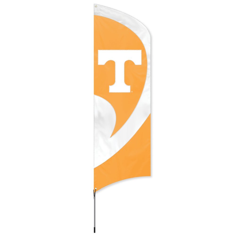 University of Tennessee Volunteers Tall Team Flag Tailgating Flag Kit 8.5 x 2.5 feet with Pole