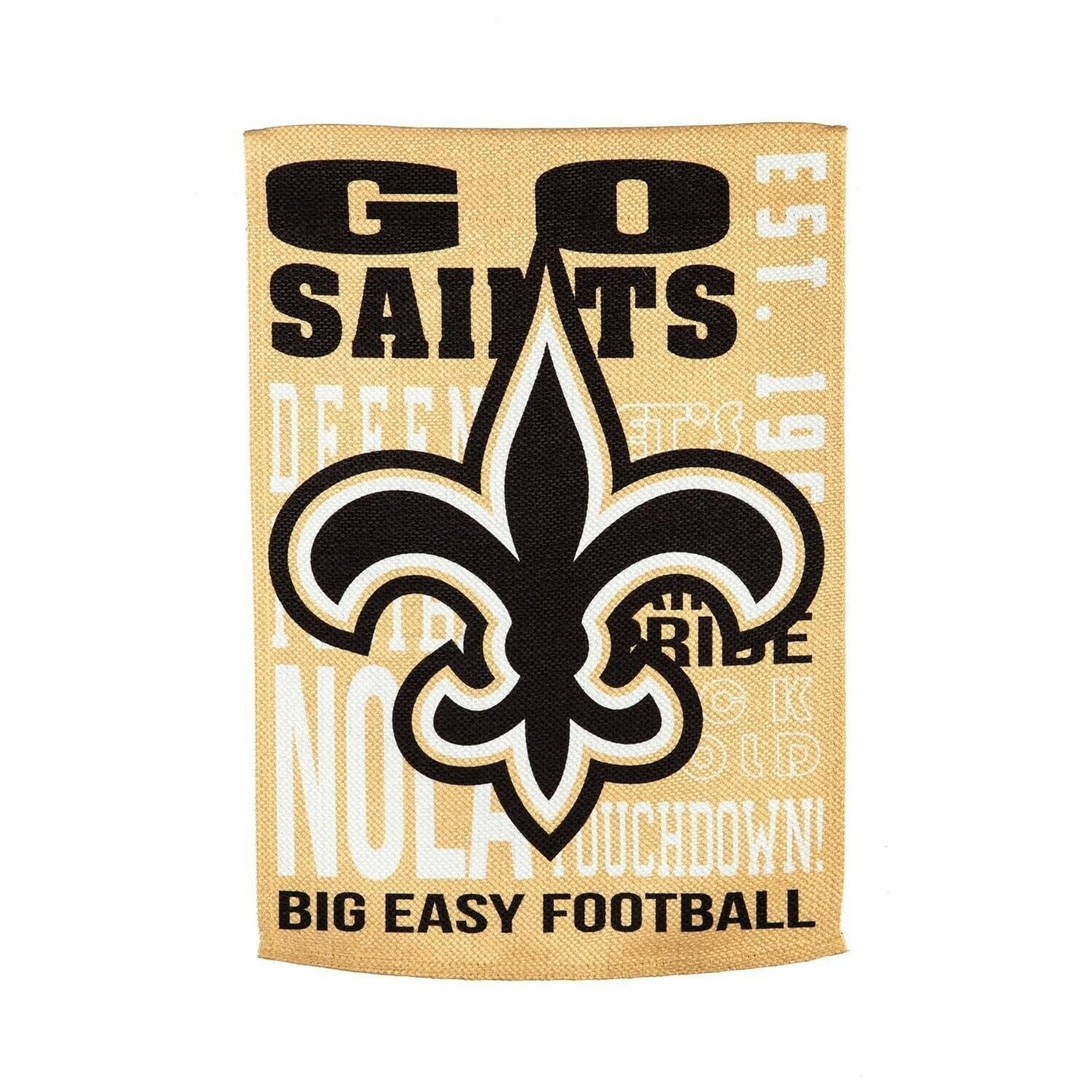 New Orleans Saints Fan Rules Premium 2-sided 28x44 Banner Outdoor Flag Football