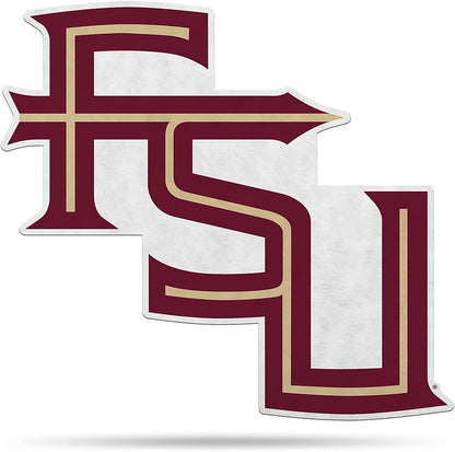 Florida State Seminoles Shape Cut Mascot Pennant, 18 Inch - Home, Living Room, Bedroom, Mancave Decor - Soft Felt Material - Made
