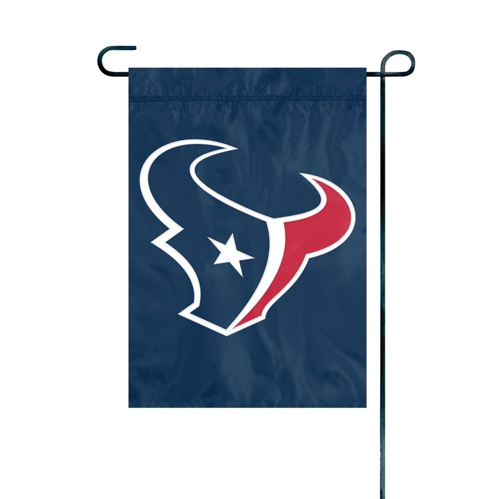 Houston Texans Premium Garden Flag Banner, 12.5x18 Inch, Embroidered Applique, Nylon