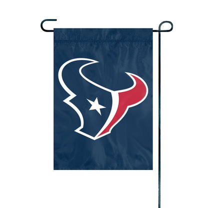 Houston Texans Premium Garden Flag Banner, 12.5x18 Inch, Embroidered Applique, Nylon