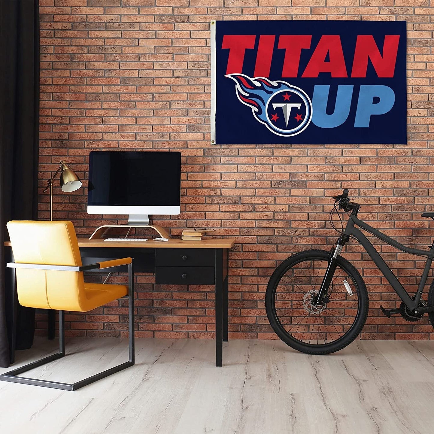 Tennessee Titans 3x5 Foot Banner Flag Single Sided Indoor Outdoor Metal Grommets