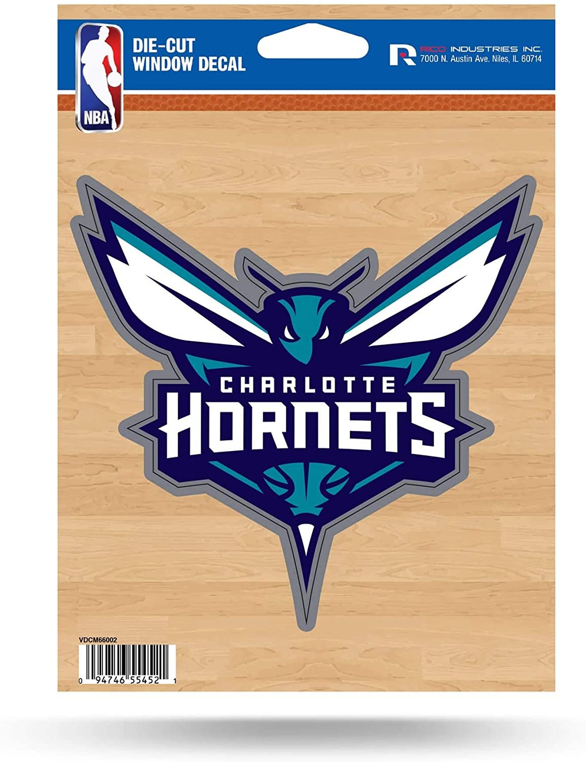 Charlotte Hornets 5 Inch Decal Sticker Die Cut Flat Vinyl