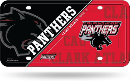 Clark Atlanta University Panthers Metal Tag License Plate 6x12 Inch