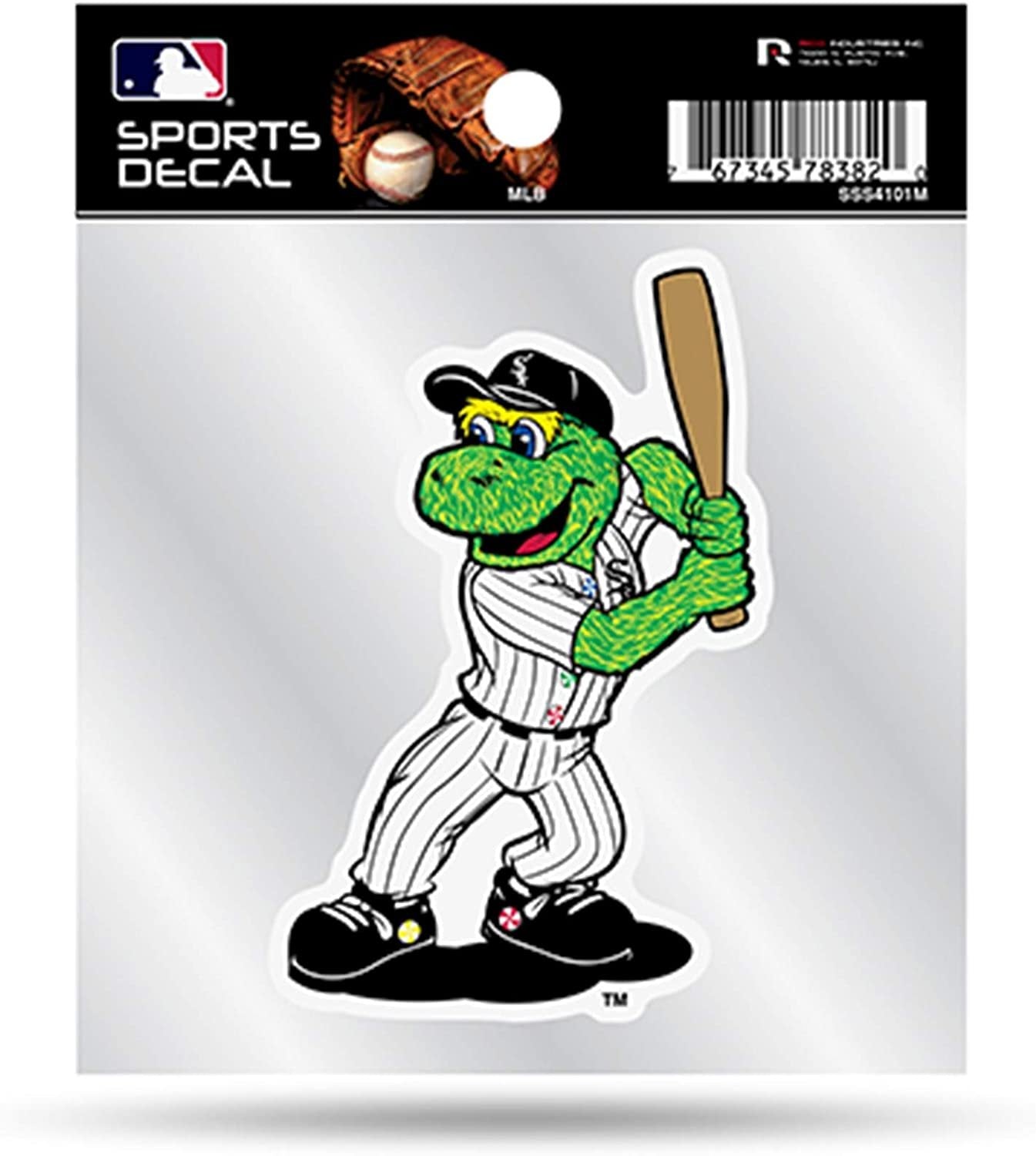 Chicago White Sox Mascot Logo Premium 4x4 Decal with Clear Backing Flat Vinyl Auto Home Sticker Baseball