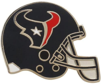 Houston Texans Helmet Premium Metal Pin, Lapel Hat Tie, Push Pin Backing