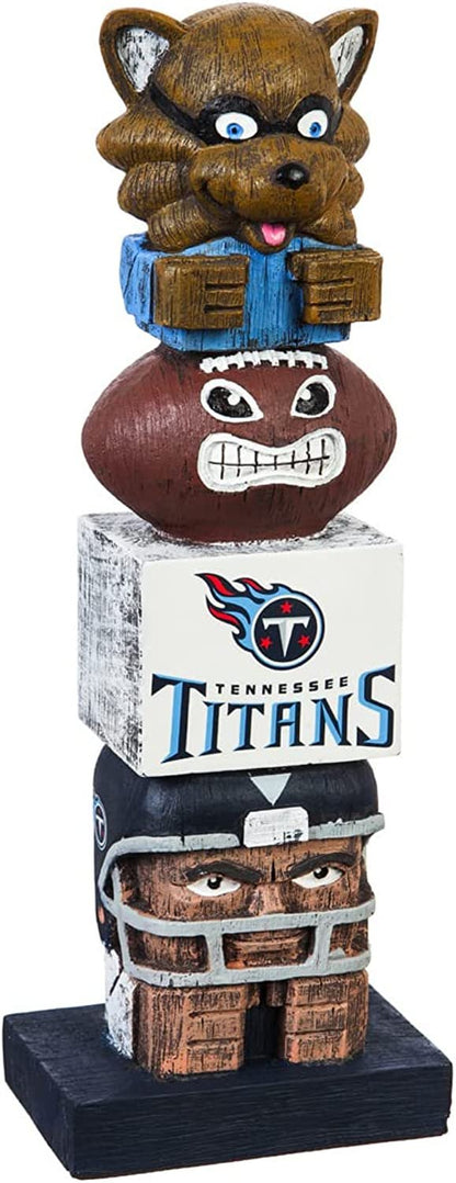 Tennessee Titans 16 Inch Tiki Totem Garden Statue Resin Outdoor Decoration