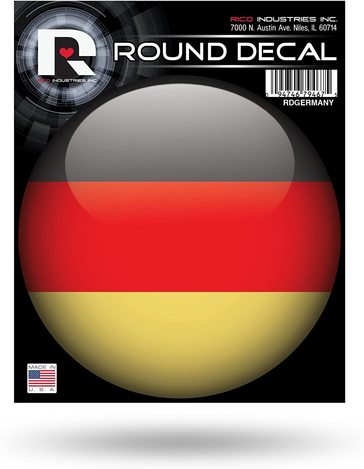 Germany National Soccer Team World Cup 4 Inch Round Decal Sticker