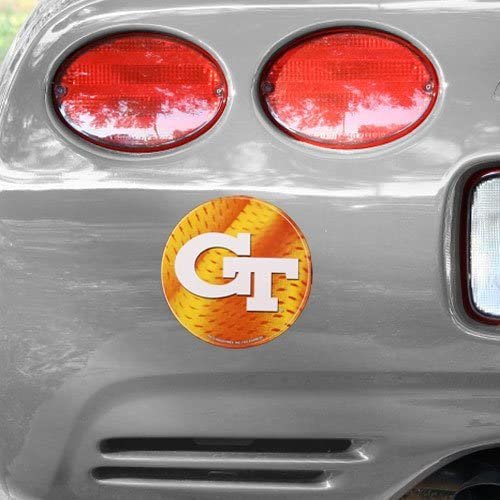 Georgia Tech Yellow Jackets 4.5'' Round Vinyl Mesh Decal