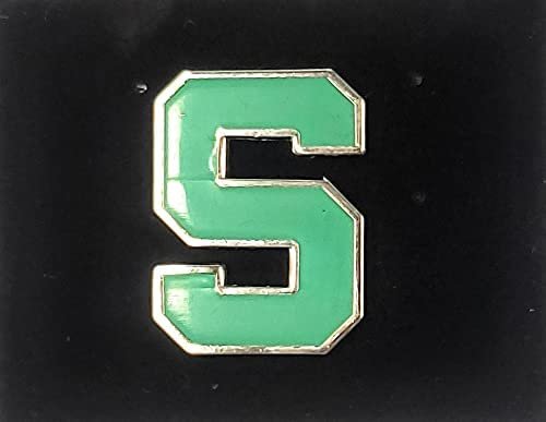 Michigan State University Spartans Premium Metal Pin, Lapel Hat Tie, Push Pin Backing