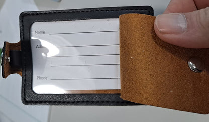 Jacksonville Jaguars Luggage Bag Tag Laser Engraved Ultra Suede Includes ID Card