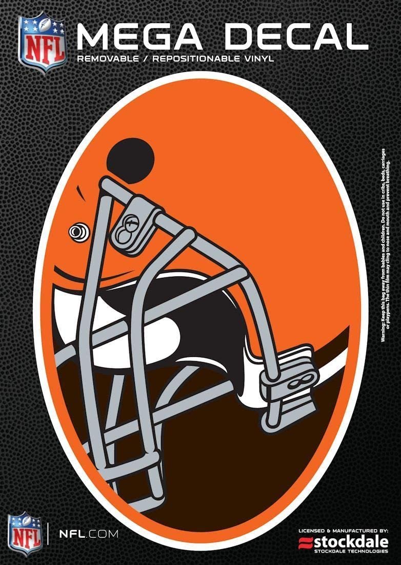 Cleveland Browns 5x7 Inch Decal Sticker, Mega Design