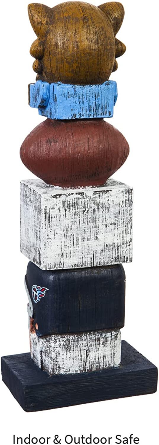 Tennessee Titans 16 Inch Tiki Totem Garden Statue Resin Outdoor Decoration