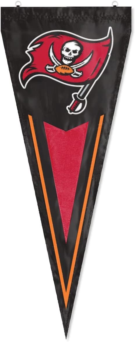 Tampa Bay Buccaneers 14x34 Inch Garden Flag Banner Yard Pennant Design Embroidered Outdoor