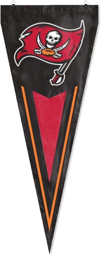 Tampa Bay Buccaneers 14x34 Inch Garden Flag Banner Yard Pennant Design Embroidered Outdoor