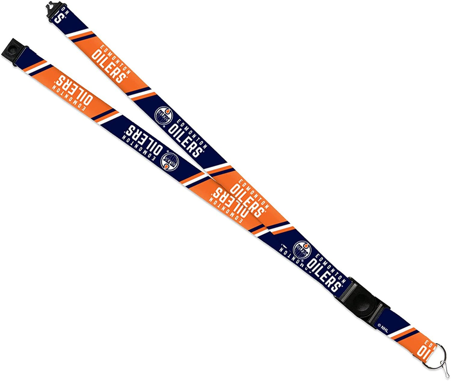 Edmonton Oilers Lanyard Keychain Safety Breakaway Double Sided