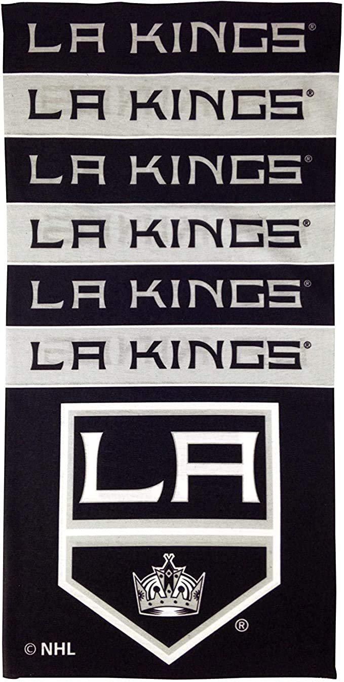 Los Angeles Kings Bandana Superdana, 10 Inch, Elastic Lightweight Scarf Bandana Neck Gaiter Beanie Headband Ninja
