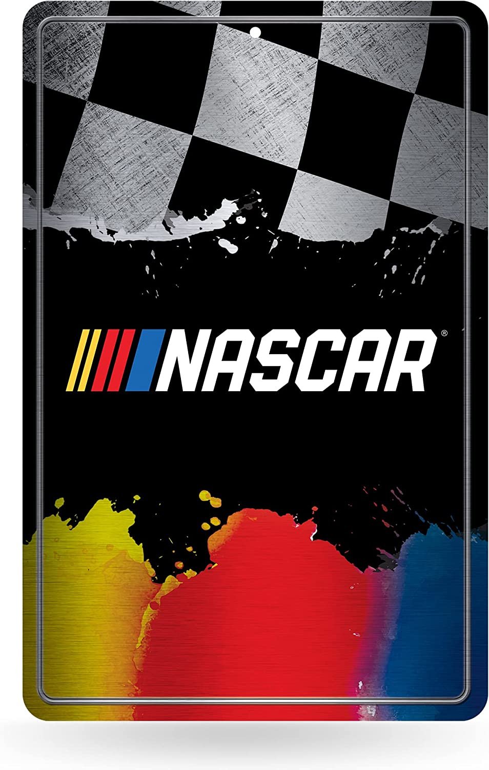 NASCAR Logo Large Metal Sign 11" x 17" Large Metal Home Décor Sign