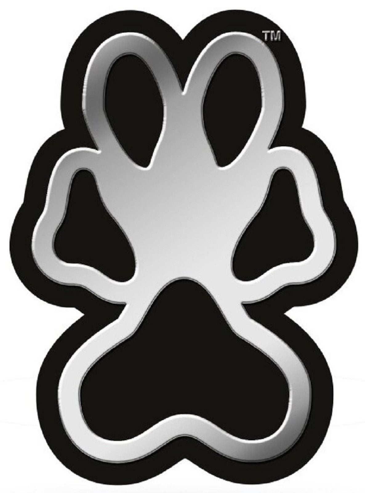 Southern Illinois University Salukis Auto Emblem, Silver Chrome Color, Raised Molded Plastic, 3.5 Inch, Adhesive Tape Backing