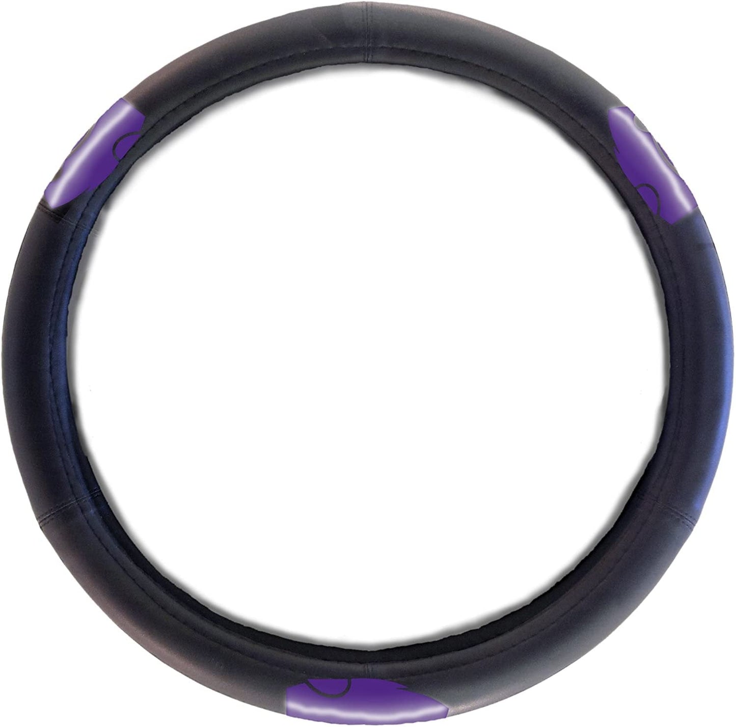 Kansas State Wildcats Steering Wheel Cover Premium Rubber Gripped 15 Inch University
