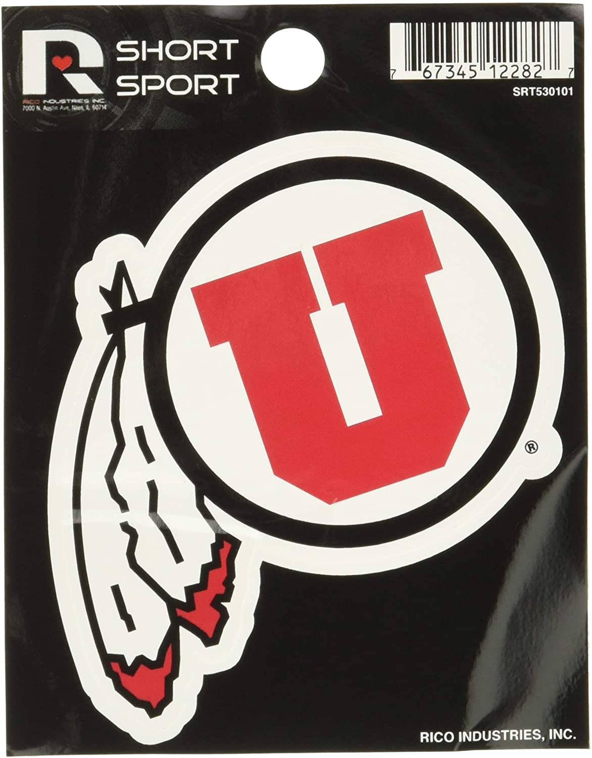 University of Utah Utes 3 Inch Decal Sticker Die Cut Flat Vinyl Full Adhesive Backing