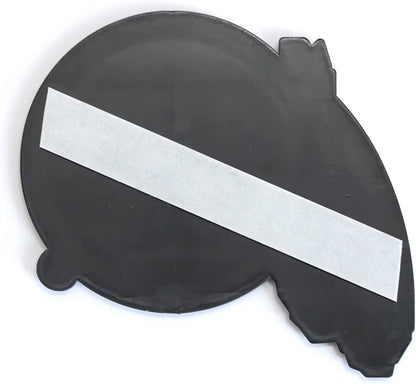 Detroit Red Wings Auto Emblem, Silver Chrome Color, Raised Molded Plastic, 3.5 Inch, Adhesive Tape Backing