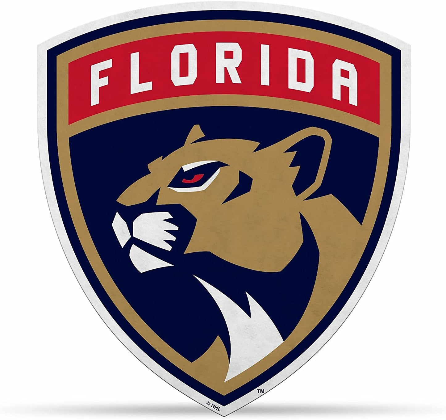 Florida Panthers Pennant Primary Logo 18 Inch Soft Felt