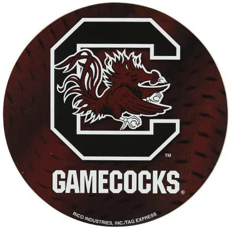 South Carolina Gamecocks 4" Round Decal University of