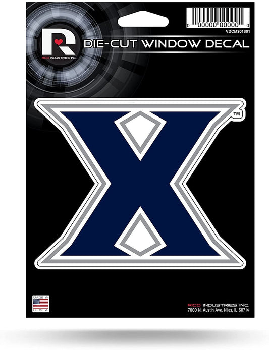 Xavier University Musketeers 5 Inch Die Cut Flat Vinyl Decal Sticker Adhesive Backing