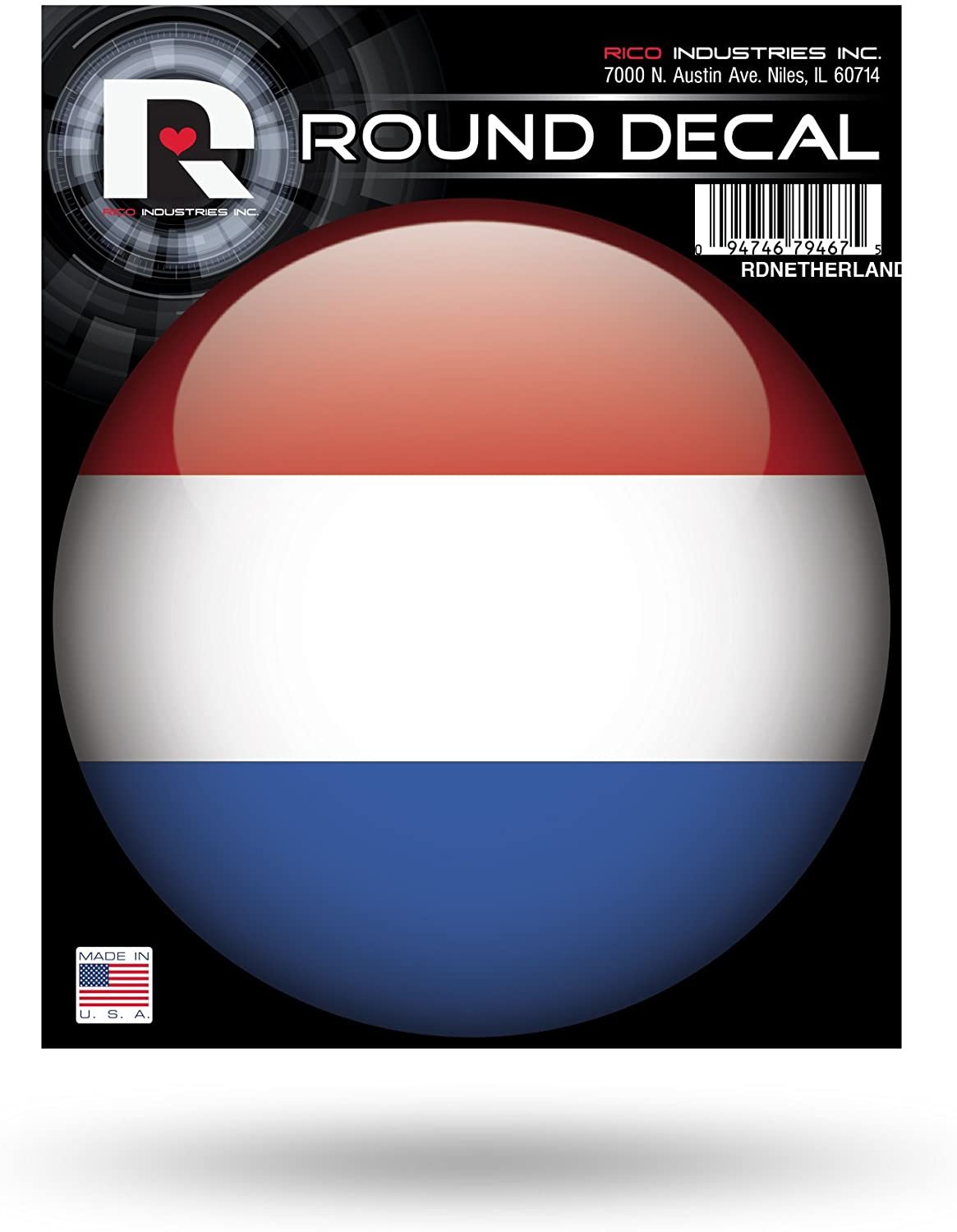 Netherlands National Soccer Team World Cup 4 Inch Round Decal Sticker